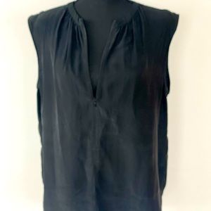 🚨Final Price🚨 Frame Silk sleeveless Top w/ zipper